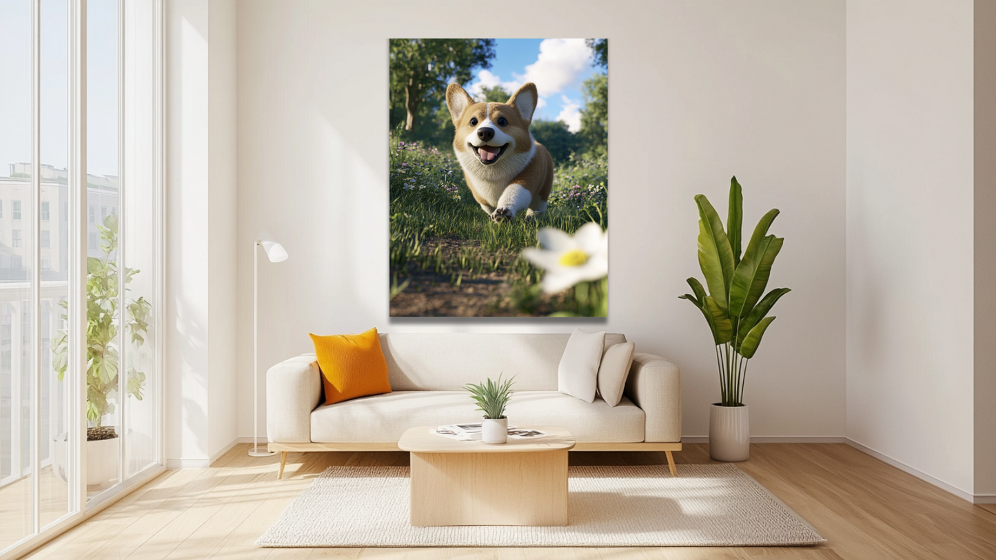 Veselý corgi
