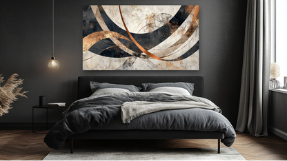 Abstraktní elegance mědi