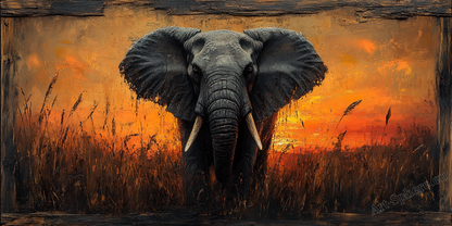 Africký kolos při západu
