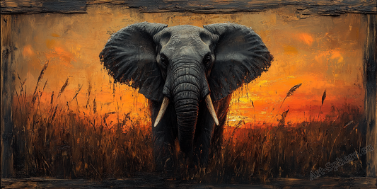 Africký kolos při západu