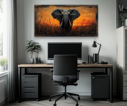 Africký kolos při západu