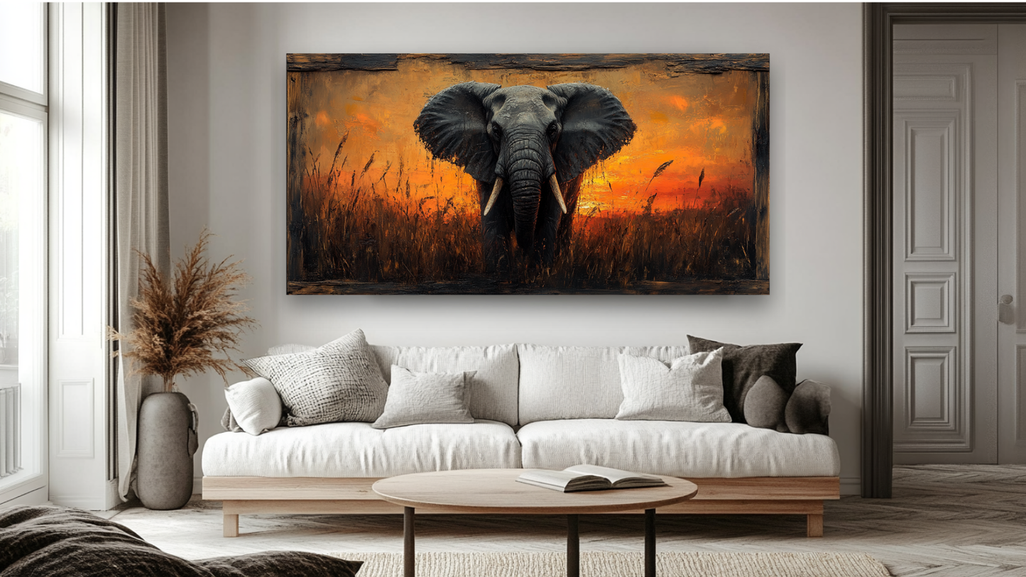 Africký kolos při západu