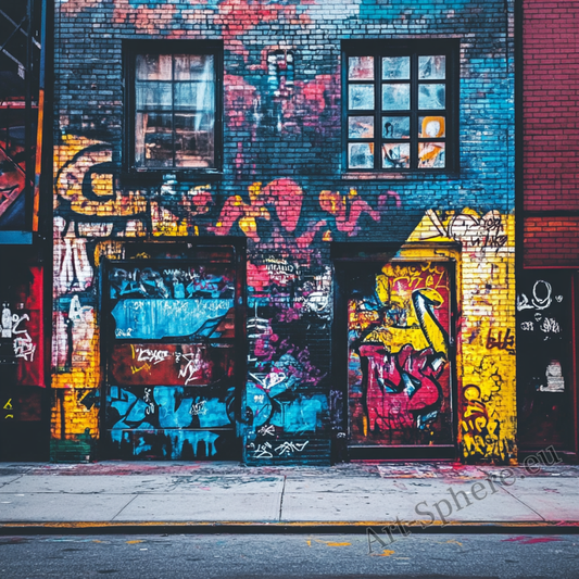 Graffiti na městské zdi