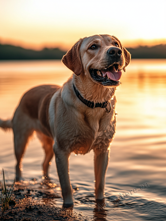 Labrador u jezera