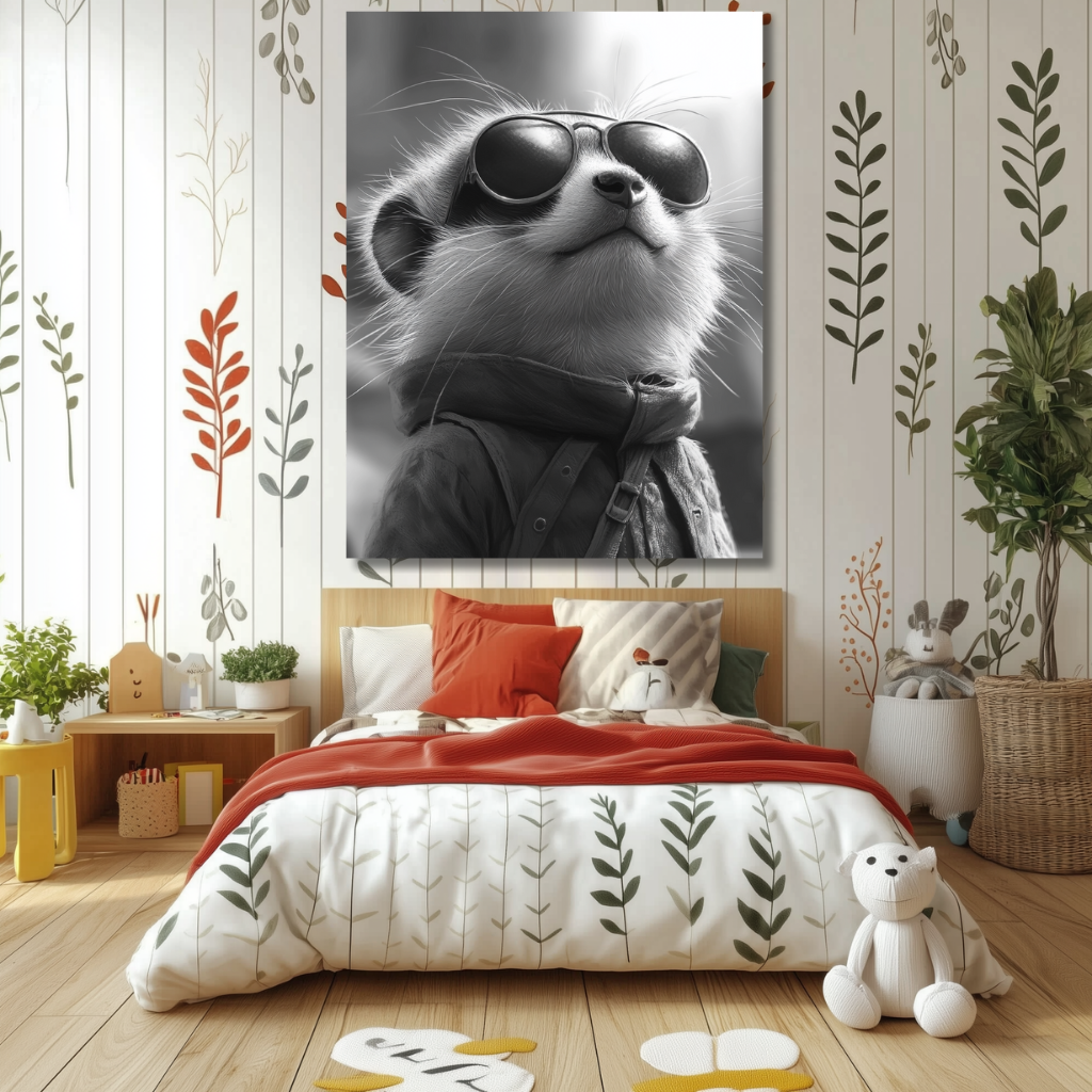 Surikata v brýlích