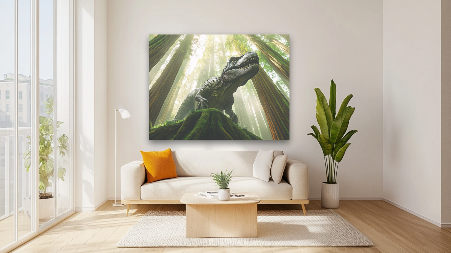 Tyrannosauru Rex v lese